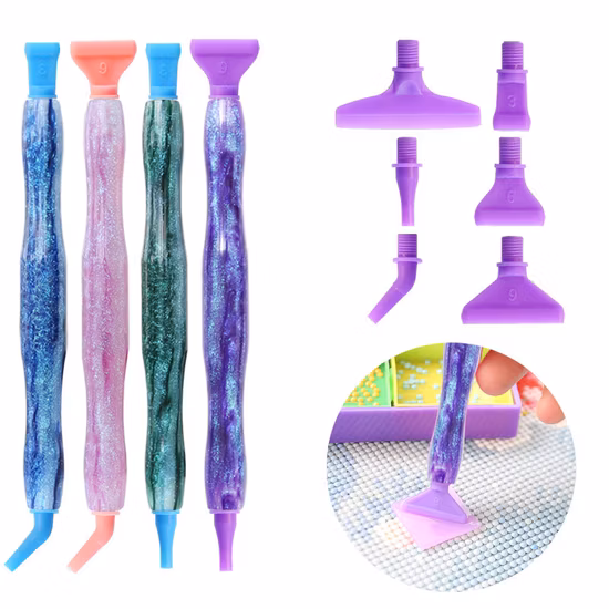 127PCS 5D DIY Diamant Peinture Outils Point De Croix Ensemble D'outils